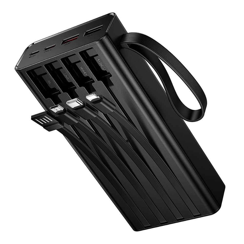 Портативный аккумулятор Hoco J155 Shine 20000mAh с 4 кабелями Киев - изображение 7