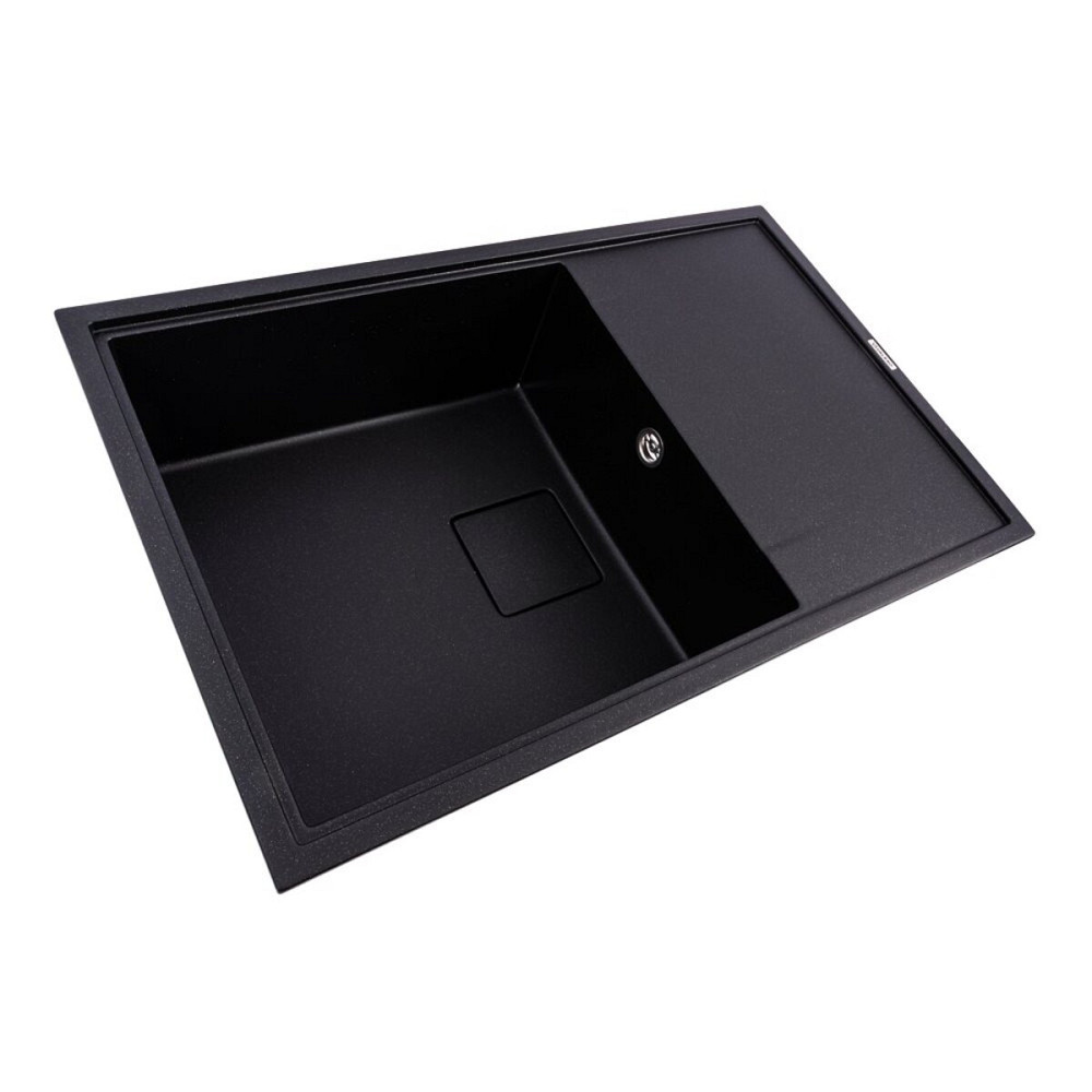 VALESO Гранітна мийка VALESO GALANS 7850 матова Чорний металік Київ - фото 2