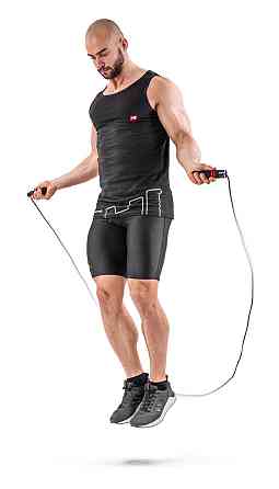 Скакалка з обтяжувачем Hop-Sport HS-F040JR чорна Київ