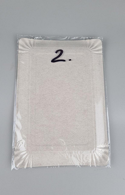 Тарілки святкові паперові 15 * 22 см "No 2" Троянди (1 пачка) Харків - фото 3