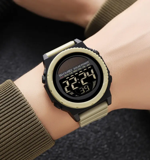 Годинник чоловічий наручний на сонячній батареї Skmei 2358 solar (Хакі з чорним) Вінниця - фото 5