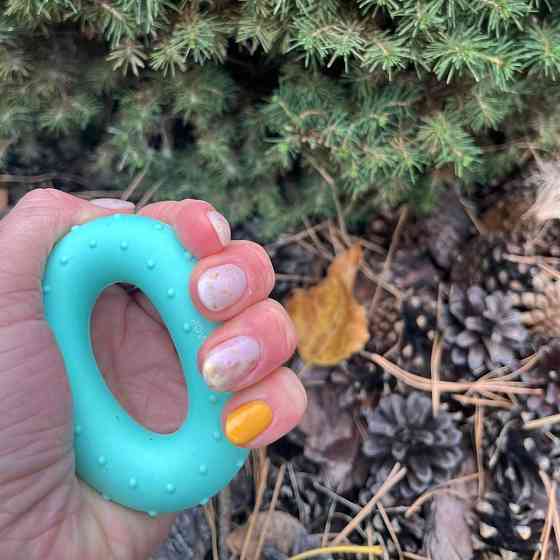 Эспандер кистевой силиконовый PowerPlay PP-4338 Hand Grip Medium 20 кг. Зеленый Киев