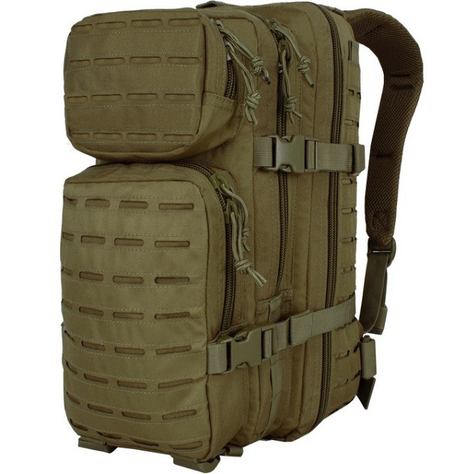 Тактичний Рюкзак 20 літрів з Molle Mil-Tec від Sturm "ASSAULT LASER CUT" (1402605) Coyote Нововолинськ - фото 2