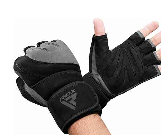 Рукавички для фітнесу RDX L4 Micro Gray/Black L Київ