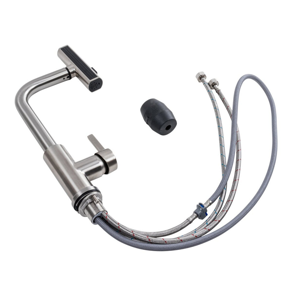 Змішувач кухонний VALESO XK08A нержавійка Коломия - фото 4