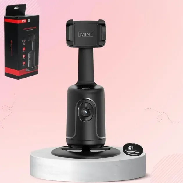 Умный акумуляторний монопод P01 с датчиком движения Аккумуляторный стабилизатор для телефона настольный смарт штатив Коломия - фото 9