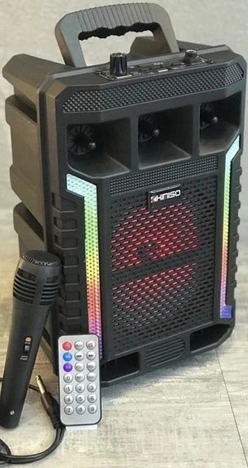 Портативна колонка Kimiso QS-627 на 10 Вт, 1200 мА/год із мікрофоном. Київ - фото 5