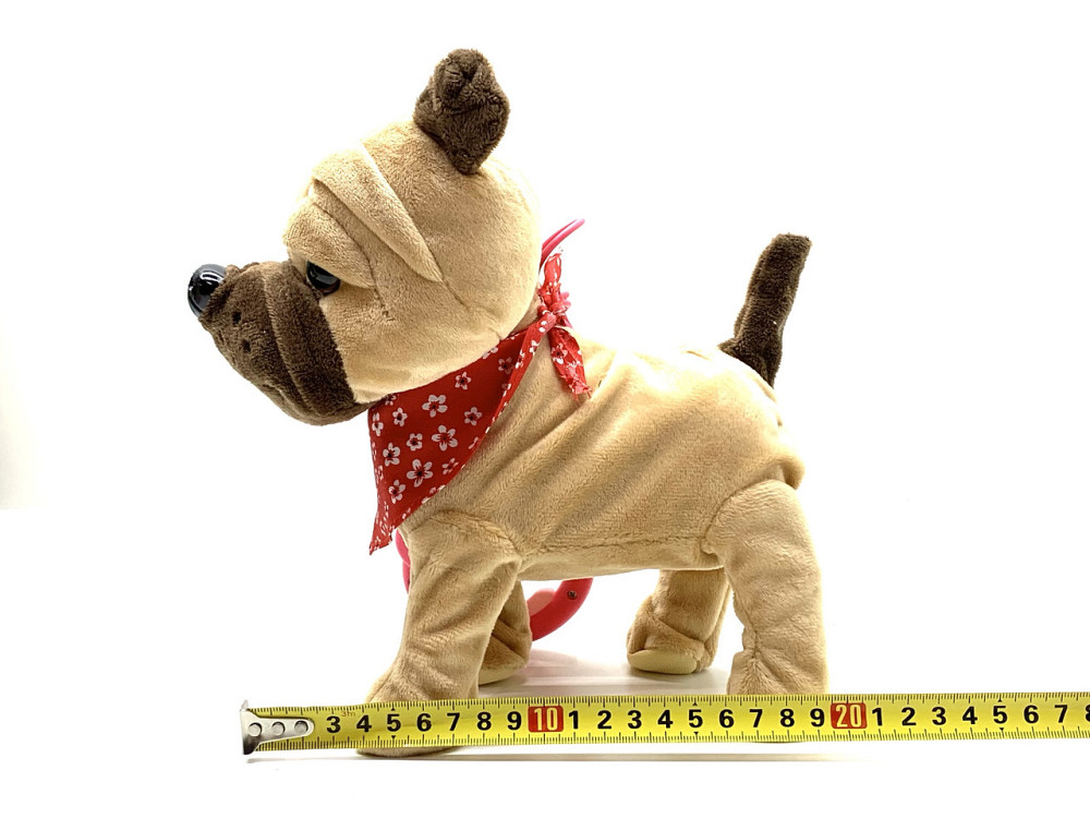 Собачка інтерактивна Limo Toy на повідку ходить махає хвостиком Бежева (M 4879 I UA) Чернигов - изображение 6