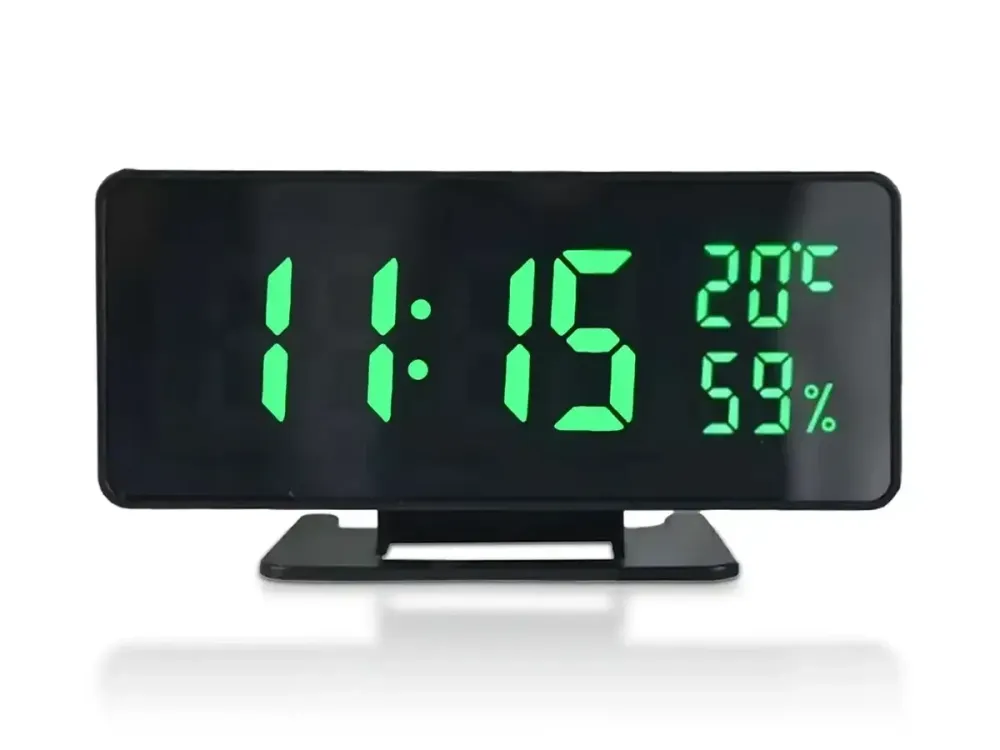 Часы электронные настольные зеленые VST-888Y Одесса - изображение 3