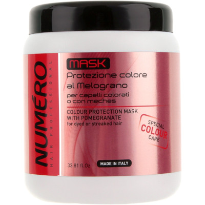 Маска для волос Brelil Numero для защиты цвета с экстрактом граната 1 л (8011935075058) Винница - изображение 1