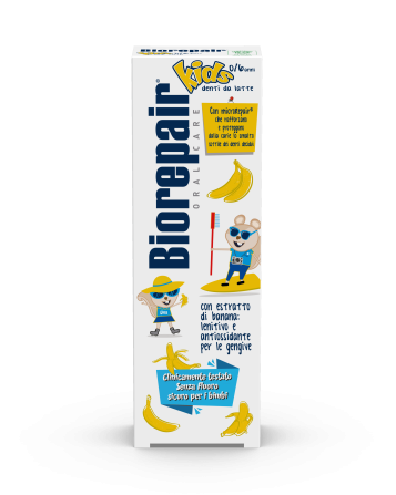Дитяча зубна паста банан Kids Milk Teeth Biorepair 50 мл Вінниця - фото 1