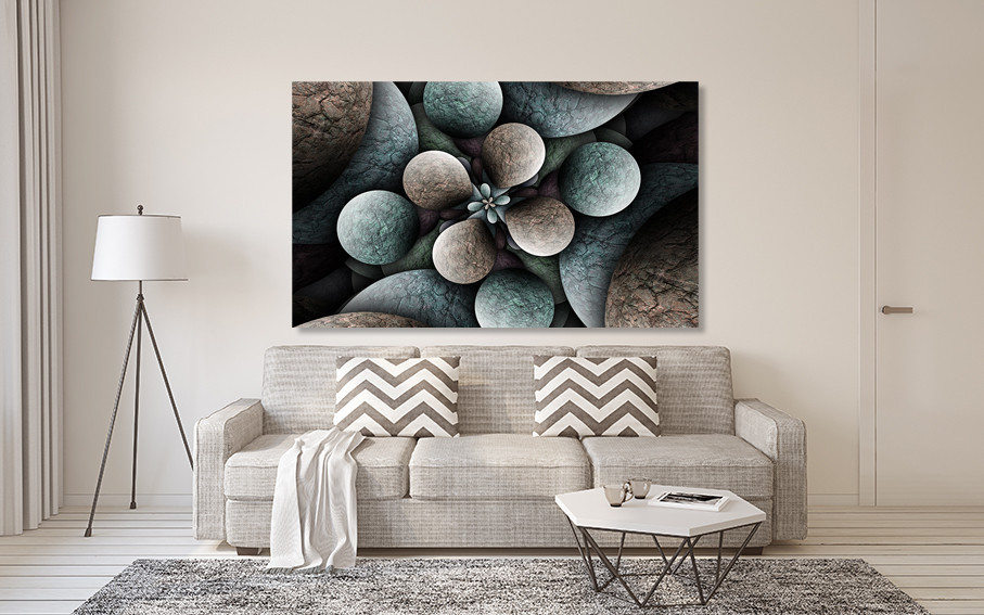 Картина полотно у вітальню / спальню Квітка   MLP_193    ( 60х30см ) 60x100 см Київ - фото 2