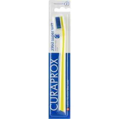 Зубна щітка Curaprox CS 3960 Super Soft Суперм'яка D 0.12 мм Жовта із синьою щетиною (CS 3960-06) Вінниця