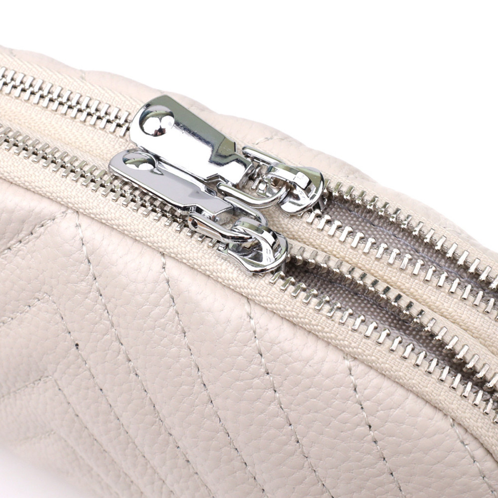 Модная сумка прошита треугольниками из натуральной кожи Vintage 22910 Белый Киев - изображение 5