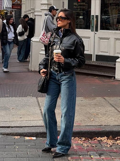 Женское стильная повседневная короткая куртка из эко-кожи премиум качества Одесса - изображение 10