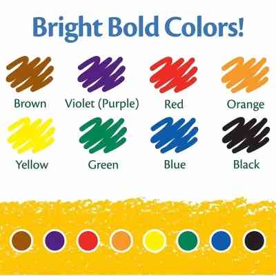 Олівці кольорові Crayola воскові, 8 шт (52-3008) Вінниця