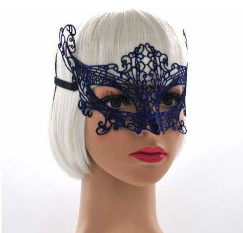 Карнавальна маска на очі one size синій Київ - фото 2