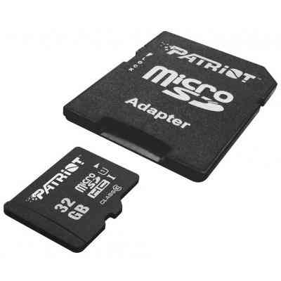 Карта памяти Patriot 32GB microSD class10 (PSF32GMCSDHC10) Винница