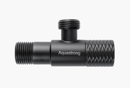 Кран угловой нерж. AQUASTRONG D8 M1/2 х M1/2 (D814) Киев