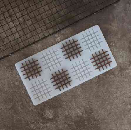 Молд силиконовый для шоколада Решетка 238 на 120 мм серый Киев