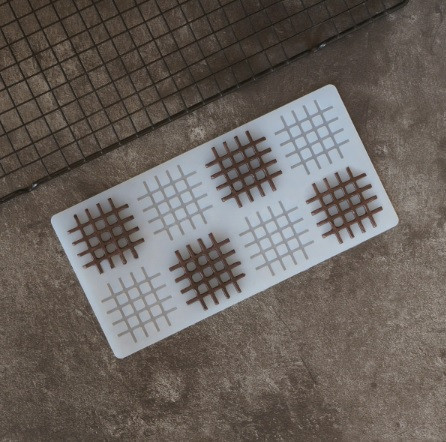 Молд силиконовый для шоколада Решетка 238 на 120 мм серый Киев - изображение 4