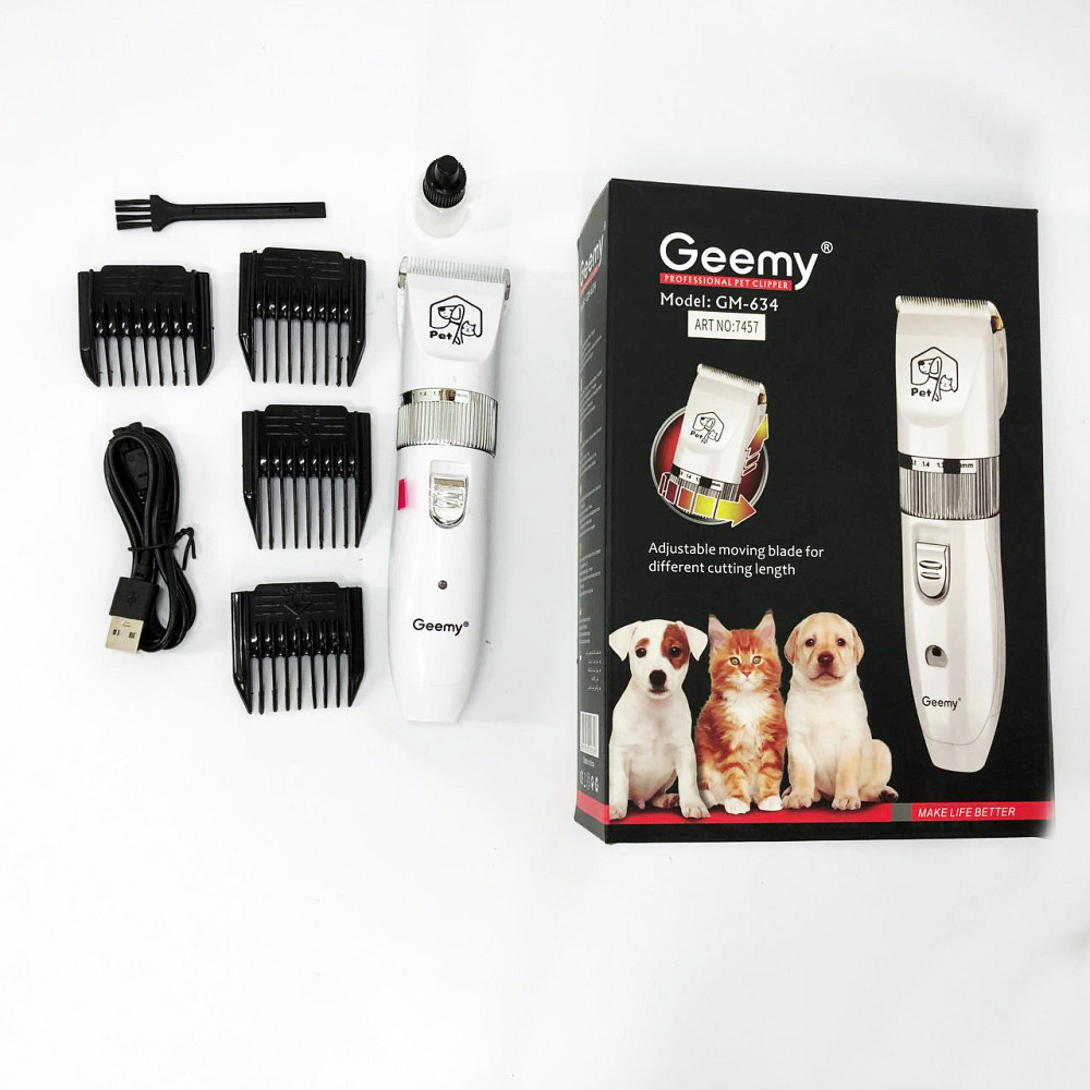 Машинка для стрижки довгошерстих собак Gemei, Машинка для стрижки тварин з регульованою довжиною KR-58 Івано-Франківськ - фото 9