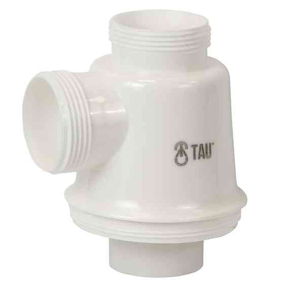 TAU Сифон для кухонной мойки с нержавеющим выпуском 1½" и гибким отводом Ø40/50мм TAU (9842730) Киев