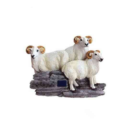 Молд силиконовый Бараны 82 на 61 мм розовый Киев