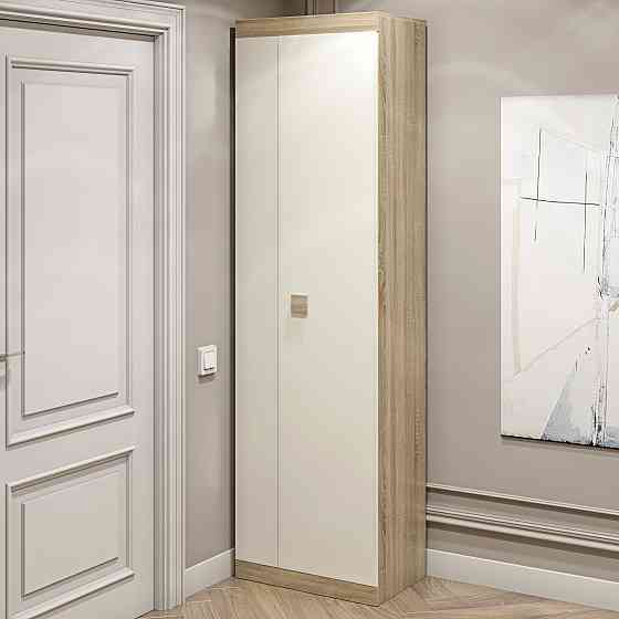 Шкаф распашной Эверест Соната-600 дуб сонома + белый (DTM-2307) Львов