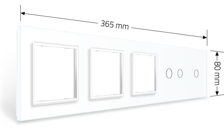 LIVOLO Рамка 5-постова для одного 1-сенсорного та одного 2-сенсорного вимикачів і трьох розеток Коломыя - изображение 3