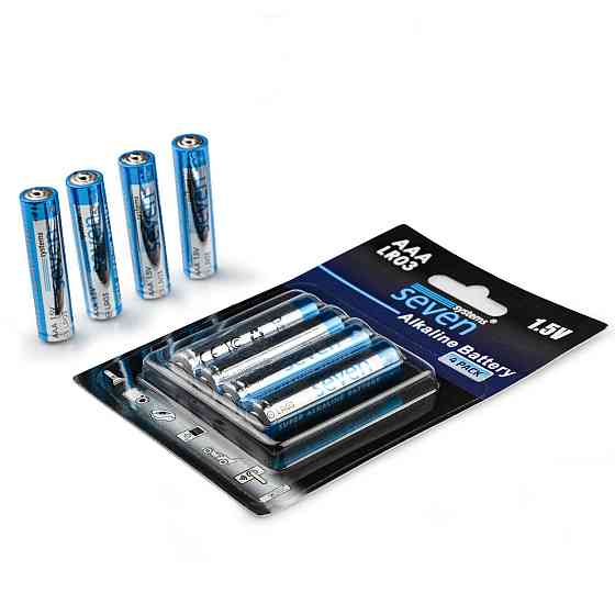 Батарейки SEVEN LR03 AАA 1.5V 4 шт Київ