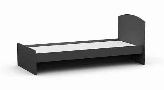 Кровать односпальная L-1, Антрацит, 1930х900х800 Львов