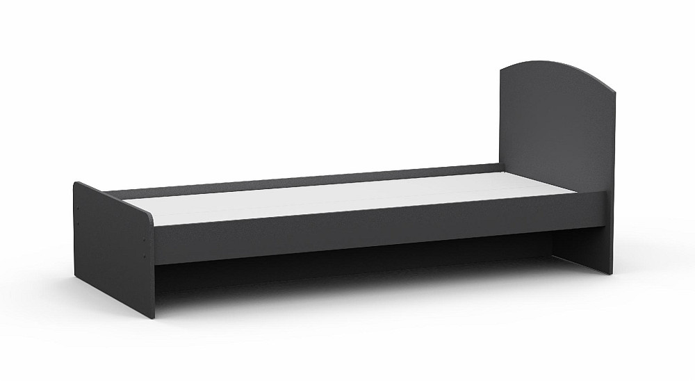 Кровать односпальная L-1, Антрацит, 1930х900х800 Львов - изображение 1