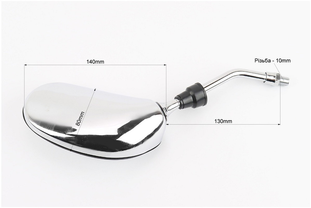 Дзеркала к-кт DIO- хром "краплі", м10 Киев - изображение 2