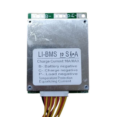 BMS контролер 10S 60А 36В плата захисту Li ion з балансиром заряд 10А розряд 60А для акумулятора 10 елементів Київ - фото 3