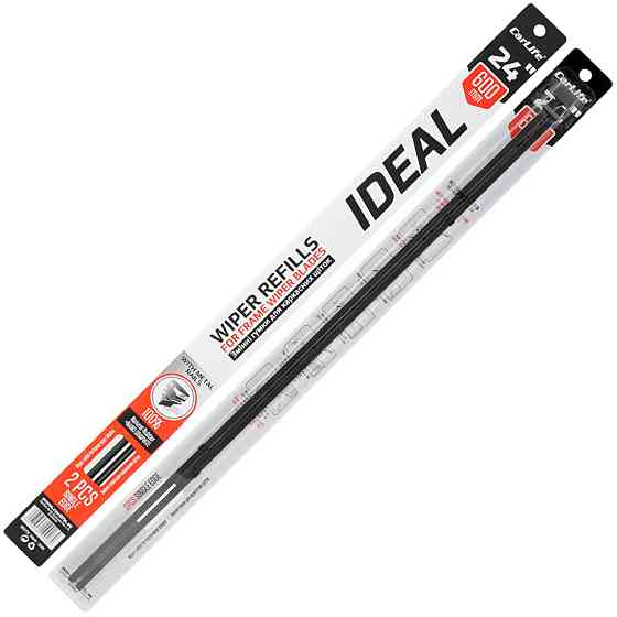 Змінні гумки CarLife SINGLE EDGE 24/600мм з металевими направляючими Київ