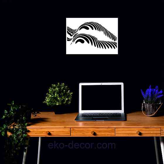 Декоративное настенное Панно «Девушка» , Декор на стену 70*49 см, Белый Киев