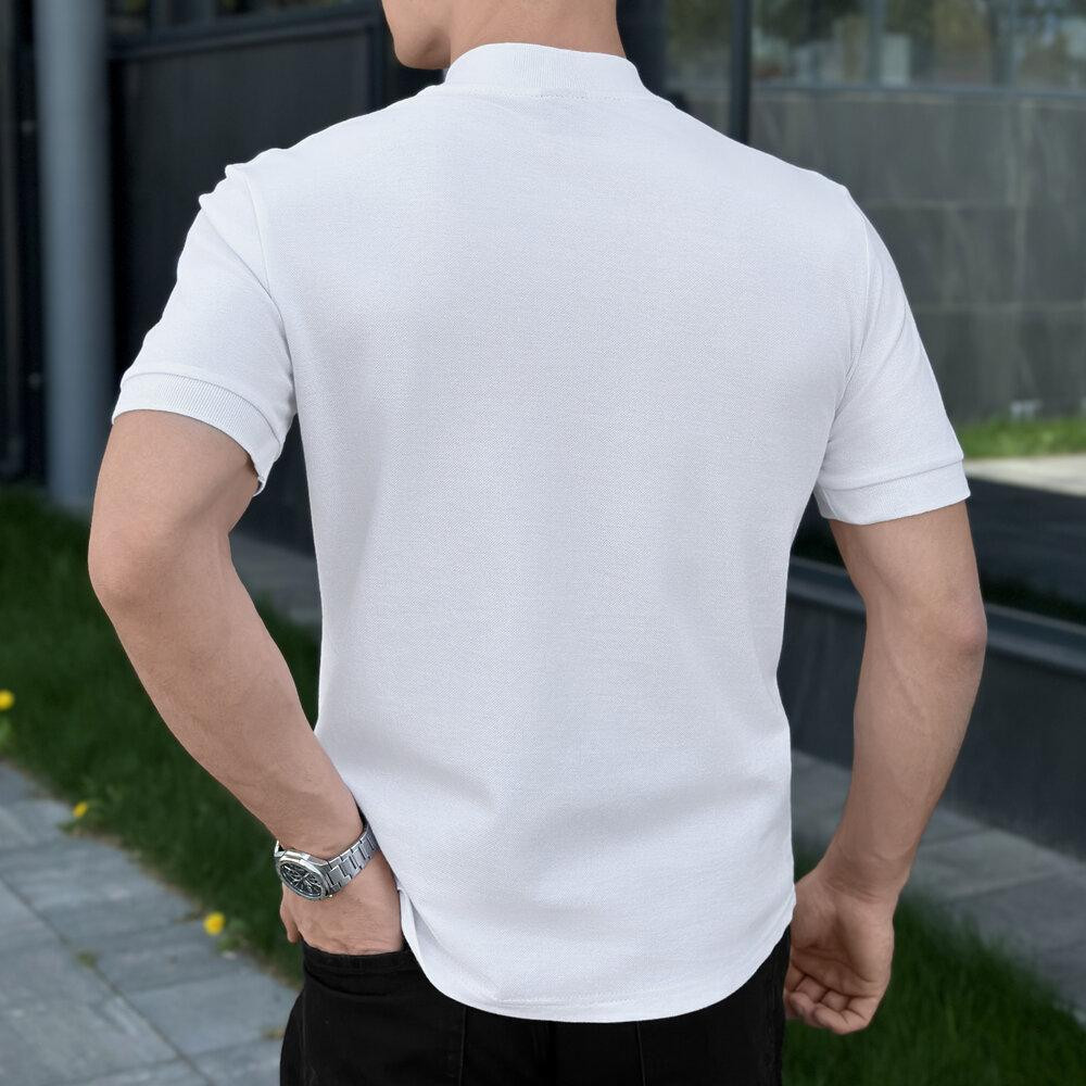 Чоловіче біле поло Pobedov Nexus Київ - фото 6