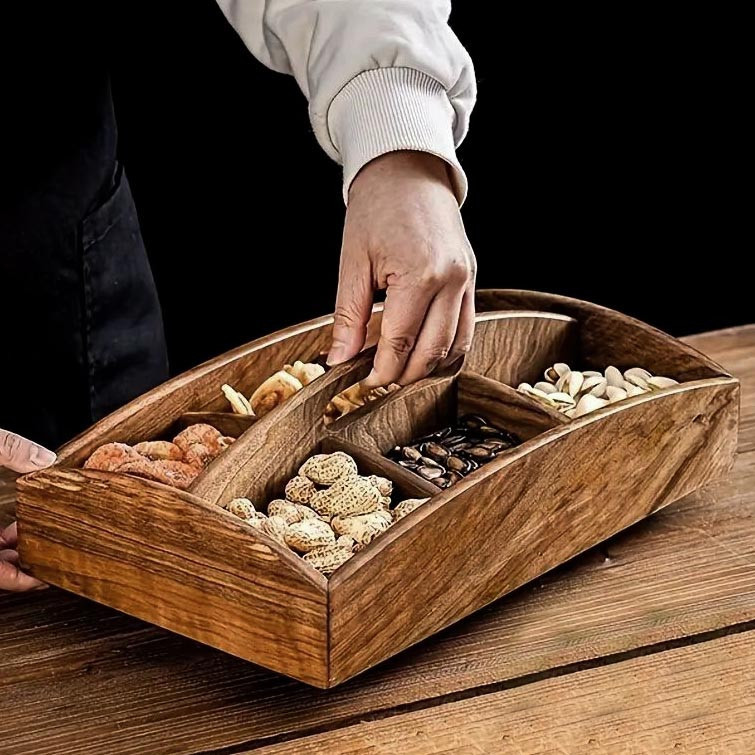 Менажниця дерев'яна "Фахітас" кориця Миколаїв - фото 1