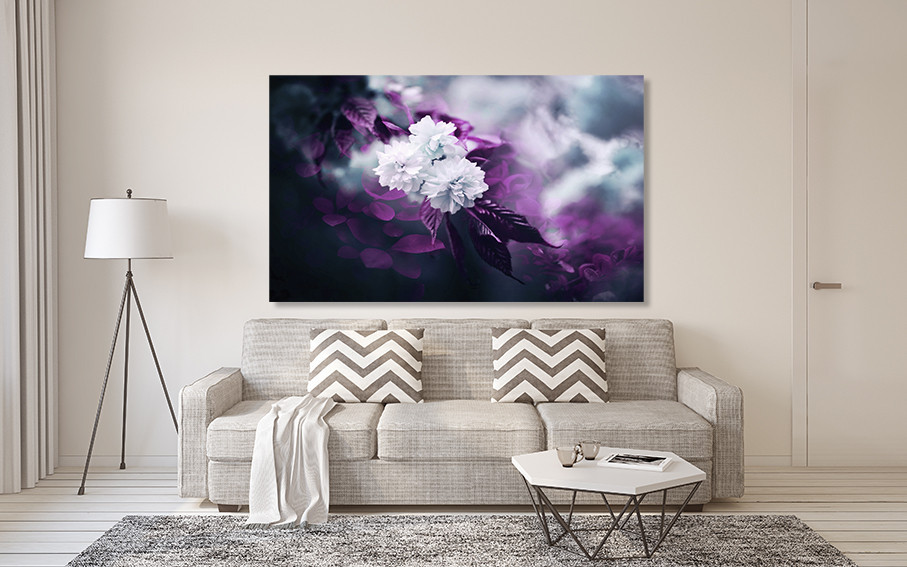 Картина полотно у вітальню / спальню     Квіти     MLP_252 ( 60х30см ) 60x100 см Київ - фото 2