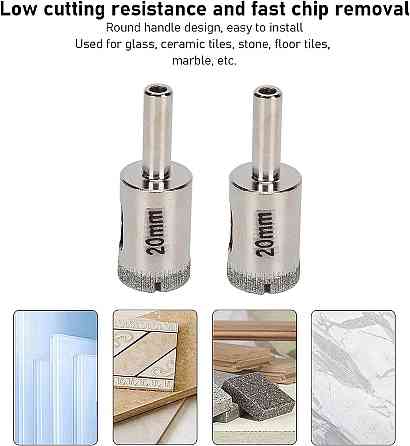 Алмазні коронки, коронки для плитки, коронки для розеток, коронки по керамограніту, коронки для плитки 20 мм (150215316) Київ