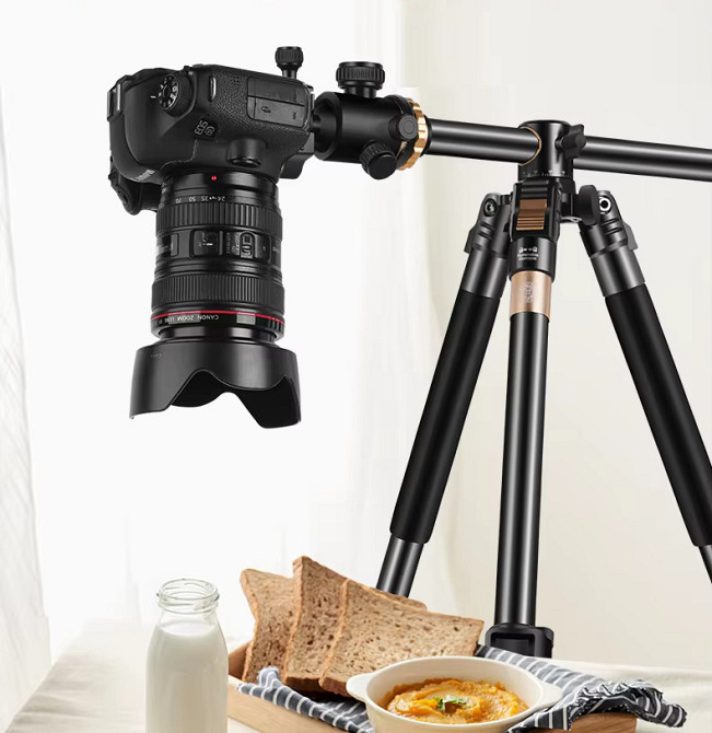 Штатив алюмінієвий з горизонтальною штангою та моноподом 59-159см QZSD Q999HR Київ - фото 7