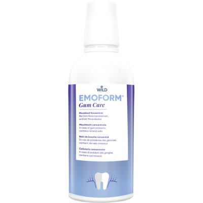 Ополаскиватель для полости рта Dr. Wild Emoform Gum Care Уход за деснами с минеральными солями 500 мл (7611841702447) Винница - изображение 1