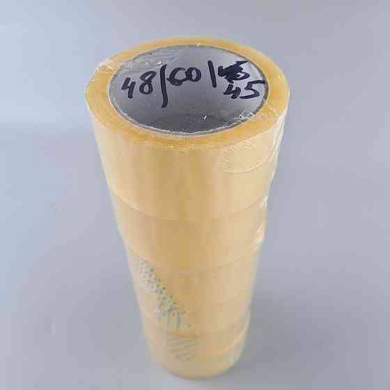 Скотч упаковочный прозрачный 45мк 48мм 60метров 