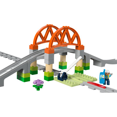 Конструктор LEGO DUPLO Town Додатковий набір. Залізничний міст і колії (10426) Вінниця - фото 2