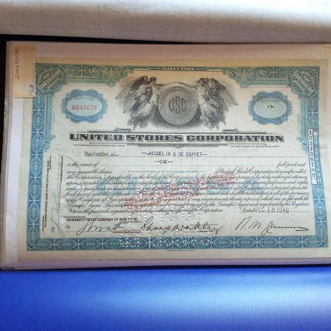 Акція. США. 1940 рік No35628 (Б-2) Полтава - фото 1