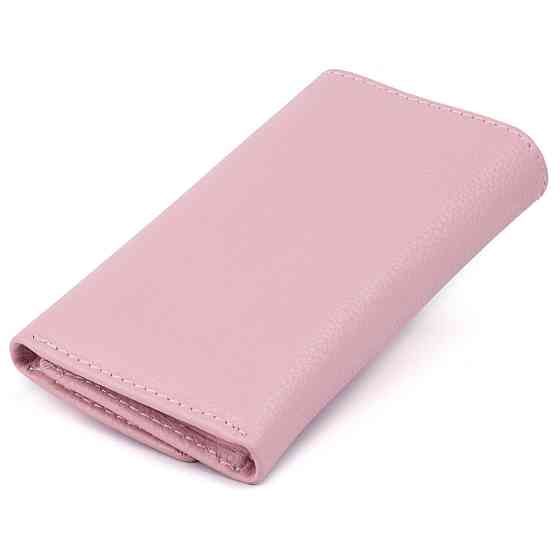 Ключниця-гаманець жіноча ST Leather 19227 Рожева Київ