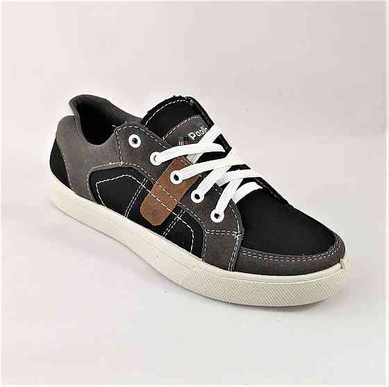 Чоловічі Кросівки Кеди Мокасини Чорні (розміри: 42) Дніпро