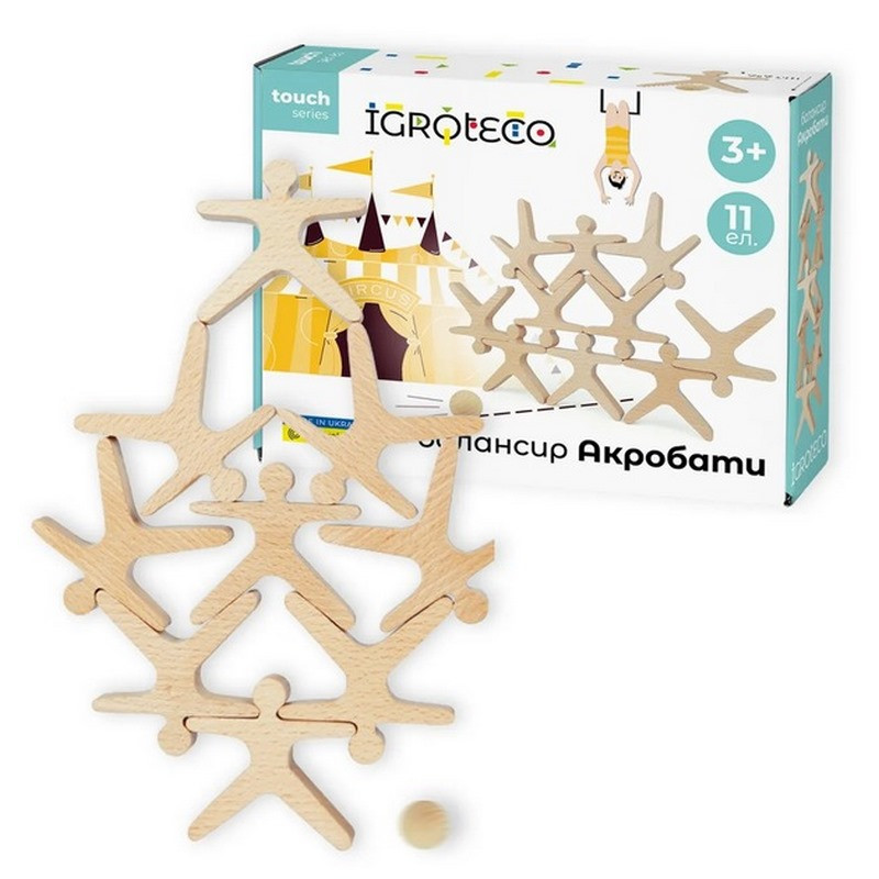 Детская развивающая игра балансир «Акробаты» 900491, 11 элементов Винница - изображение 1