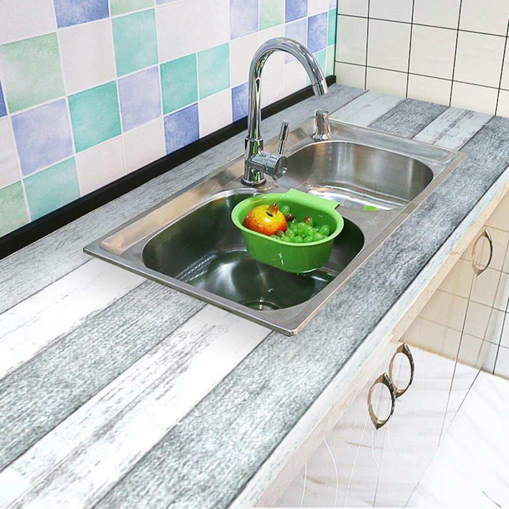 Самоклеюча плівка 0,45х10м х 0,07мм Деревно-вугільна SW-00001265 Київ - фото 5